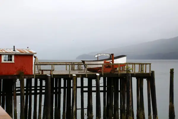 Icy Strait Point Destino Turístico Fora Pequena Aldeia Hoonah Alasca — Fotografia de Stock