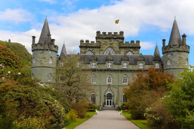 Loch Fyne, İskoçya 'daki Inveraray Kalesi