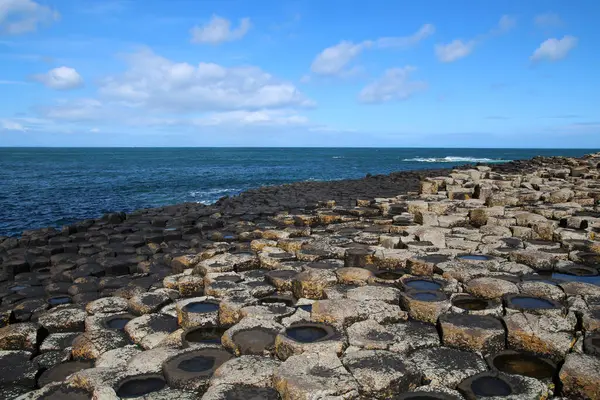 Giant\'s Causeway on the coast of Northern Ireland