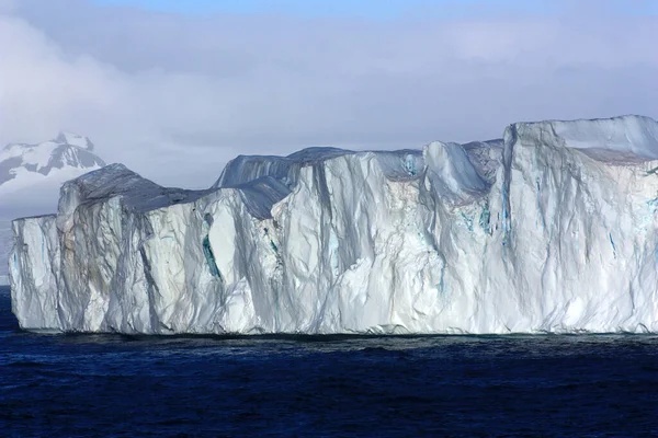 Tabuláris Jéghegy Wilhelmina Bay Antarktisz Félszigeten — Stock Fotó