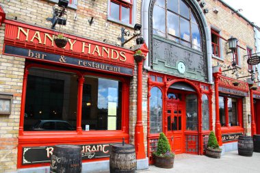 İrlanda, Dublin 'deki Nancy Hands Bar & Restoranı