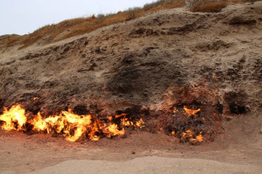 Yanar Dag-Burning Dağı, Azerbaycan