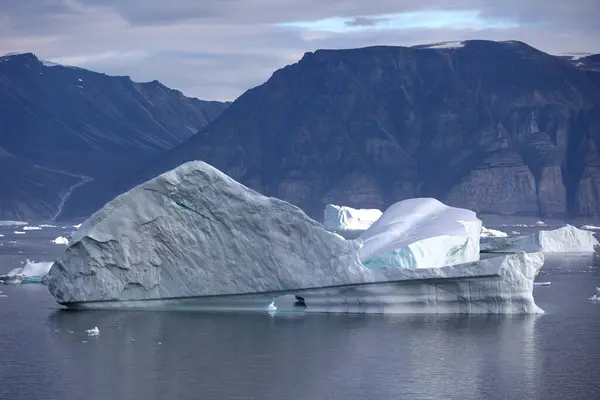 Icebergs in Uummannaq Fjord, Greenland, Denmark