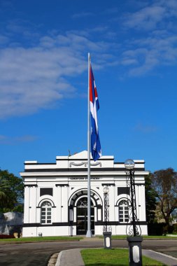 Cementerio Santa Ifigenia 'nın ana kapısı, Santiago de Cuba, Küba 