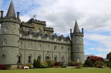 Inveraray Castle on Loch Fyne, Scotland clipart