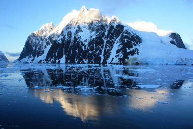 Lemaire Channel in the Antarctica, Antarctic Peninsula   clipart