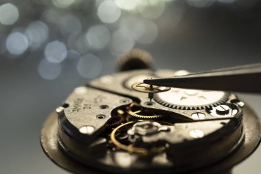 eski saat mekanizması, eski saat