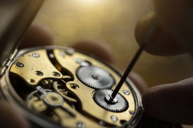 Saat tamir retro kavramı iş Master izle