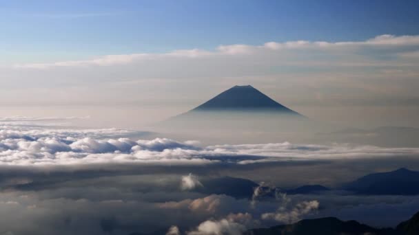 Video Monte Fuji Nubes — Vídeos de Stock