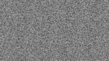Görüntüleri izlemek için sinyal yok, Statik gürültü kötü televizyon sinyali siyah ve beyaz 4K Canlandırma