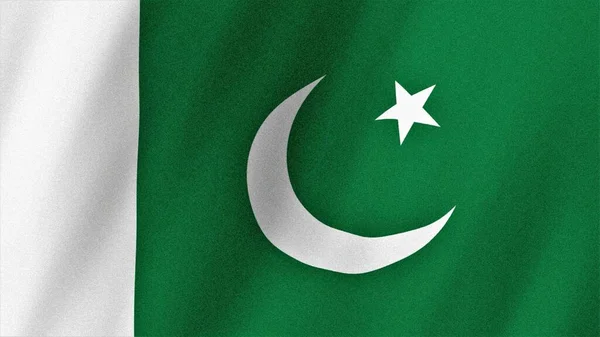 Pakistan flag waving in the wind. Flag of Pakistan images