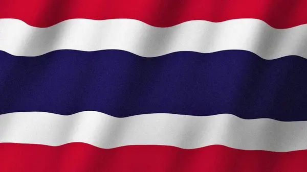 Thailand flag waving in the wind. Flag of Thailand images