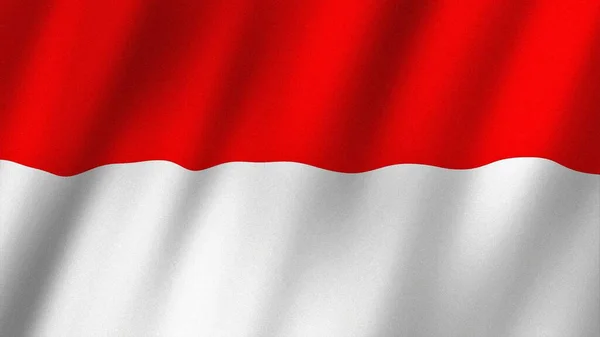 Indonesia flag waving in the wind. Flag of Indonesia images