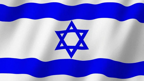 Israel flag waving in the wind. Flag of Israel images
