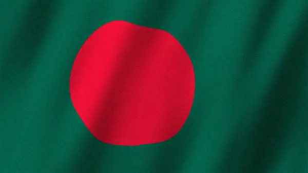 Bangladesh flag waving in the wind. Flag of Bangladesh images