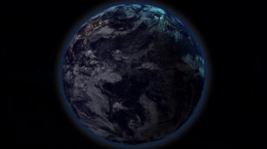 Dünya Gezegeni Canlandırması 4k