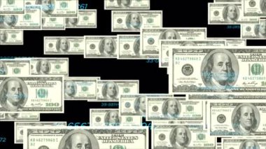 Yüz dolarlık banknotlar patlama