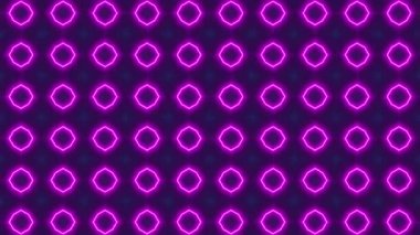  mandala kaleydoskoplar neon ışık arkaplanı