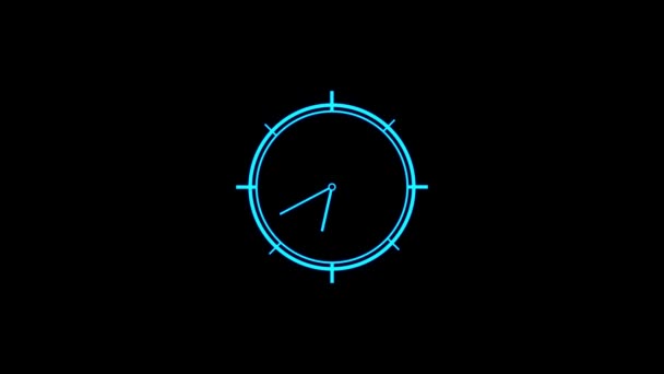 Clock Timer Flow Time — Stock Video