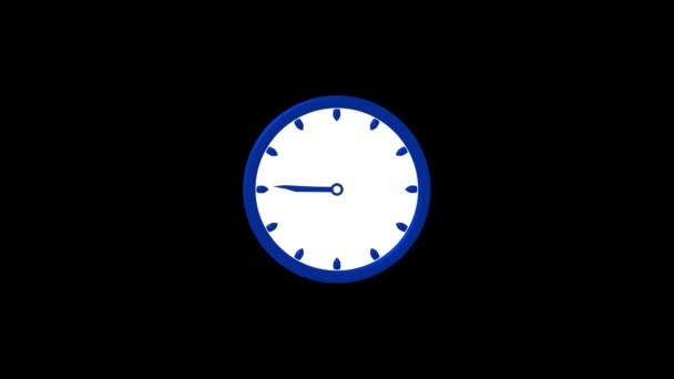 時計タイマー 時間の流れ — ストック動画