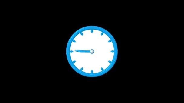 模拟时钟计时器4K — 图库视频影像