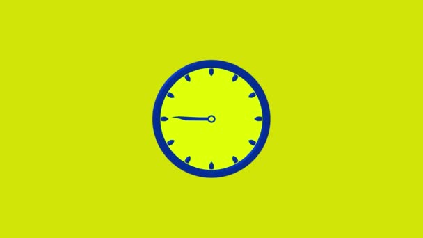 Reloj Cuenta Atrás Horas Día Velocidad Rápida Reloj Con Flechas — Vídeos de Stock