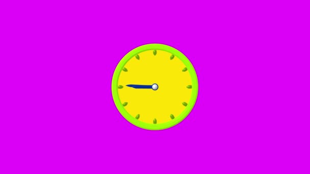 Horloge Compte Rebours Heures Jour Rapide Vitesse Horloge Avec Flèches — Video