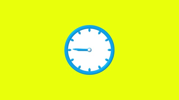 Relógio Contagem Regressiva Horas Velocidade Rápida Dia Relógio Com Setas — Vídeo de Stock
