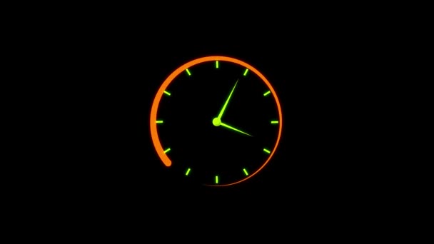 Horloge Laps Temps Uhd Animation — Video
