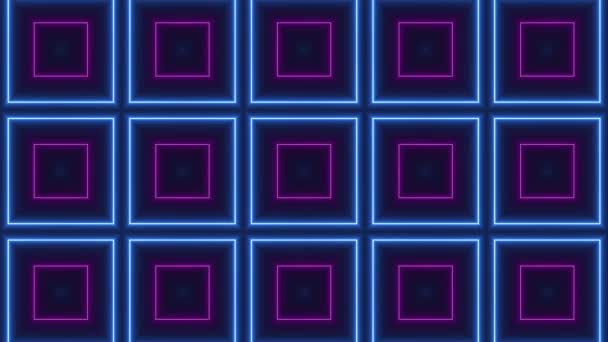 Kaleidoskop Psychedelische Schleifenanimation Hintergrund Grafische Illustration Mandala Muster Geometrische Form — Stockvideo