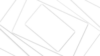 Beyaz ve gri düz çizgiler soyut asgari geometrik hareket arkaplanı. 