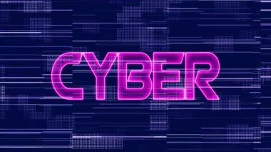 siber metin animasyonu 4k