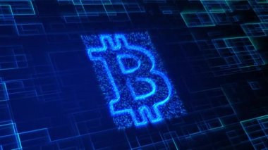 Bitcoin engelleme zinciri şifreleme dijital şifreleme, dijital para değişimi, Teknoloji küresel ağ bağlantıları arka plan kavramı.