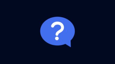 Soru işareti simgesi. vektör illüstrasyonu