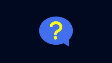 Soru işareti simgesi. vektör illüstrasyonu