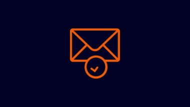 letter e envelope logo design concept