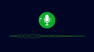 Mikrofon Düz Vektör Simgesi