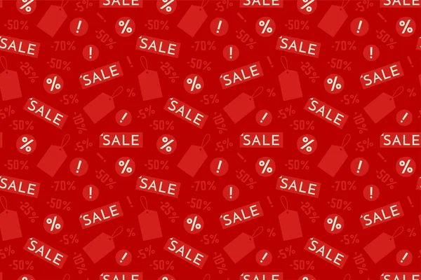 Vintage Sale Background Red Elements Pattern — Stock Photo, Image