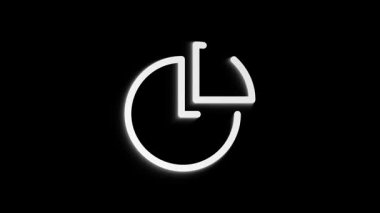 Motion animasyon 3D iş dairesi simgesi desing