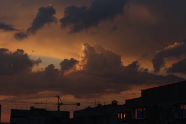 Mükemmel gökyüzü gün ışığında
