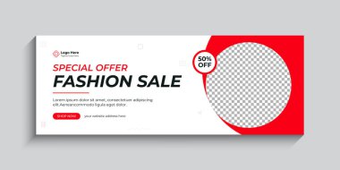 Promosyon Brand Special moda satış kapağı afişi, zaman çizelgesi kapağı, sosyal medya paylaşımı ve web reklam şablonu sunuyor.