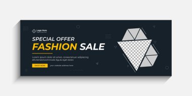 Özel Teklif Moda Satışı, Pazarlama, Sosyal kapak, zaman çizelgesi kapağı ve web reklam şablonu. Sosyal medya dizayn şablonu.
