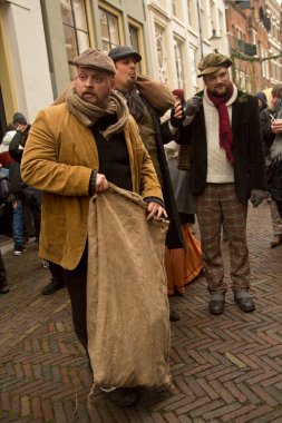 DEVENTER, NETHERLANDS, 15 DECEMBER 2019. Dickens festival in Deventer, the Netherlands.