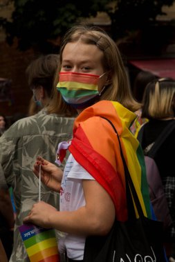 STUTTGART, ALMANY, 31 Temmuz 2021. Stuttgart, Almanya 'da Christopher Caddesi Günü.