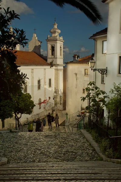 Lisbon Portugalia Kwiecień 2022 Kościół Świętego Michała Lizbonie Portugalia — Zdjęcie stockowe