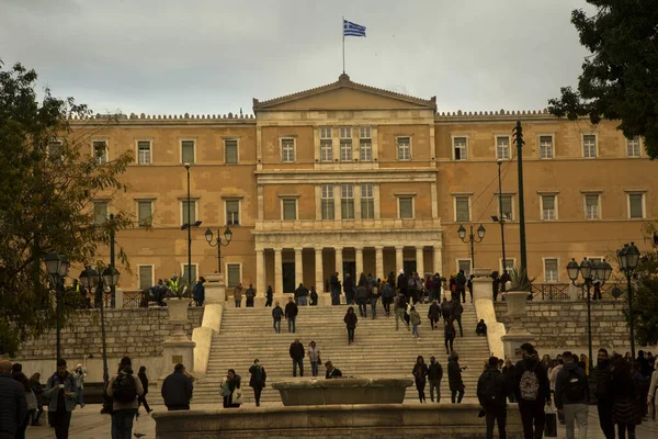 Athens Greece 2021 Október Görög Parlament Athéni Háza Görögország — Stock Fotó