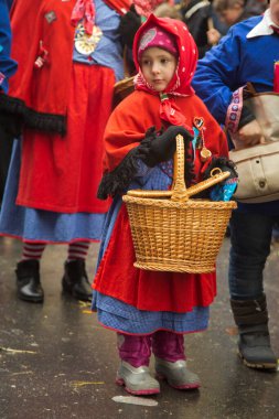 STUTTGART, ALMANY, 19 HAZİRAN 2020. Almanya 'nın Stuttgart şehrinde geleneksel maskeli karnaval alayı. 