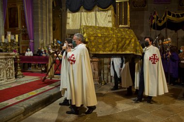 Braga, Porto Riko, 15 Nisan 2022. Portekiz, Braga Katedrali 'nde Paskalya ayini.