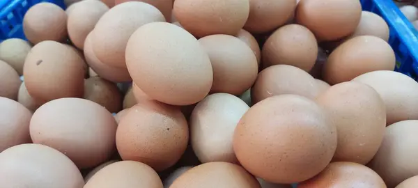 Eggs Background Texture Fresh Market — Stock Photo, Image