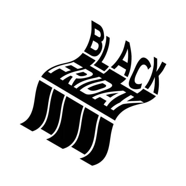 Black Friday Icon Label Sticker Design Vector — Stock Vector